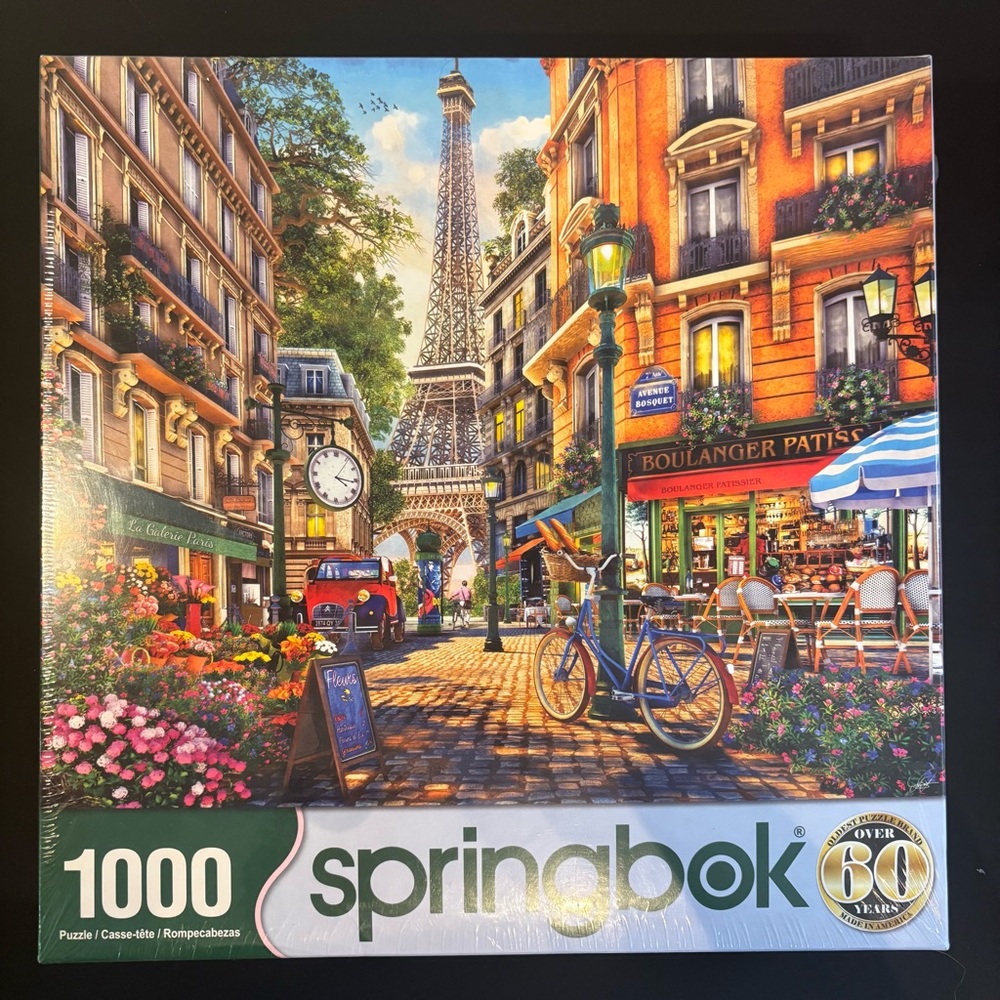 NEW Paris Afternoon 1000 Piece Jigsaw Puzzle by Springbok